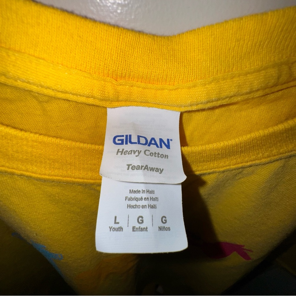 NWOT Be Unique, Be You, Gildan Yellow Kids Llama T-Shirt - Picture 4 of 4